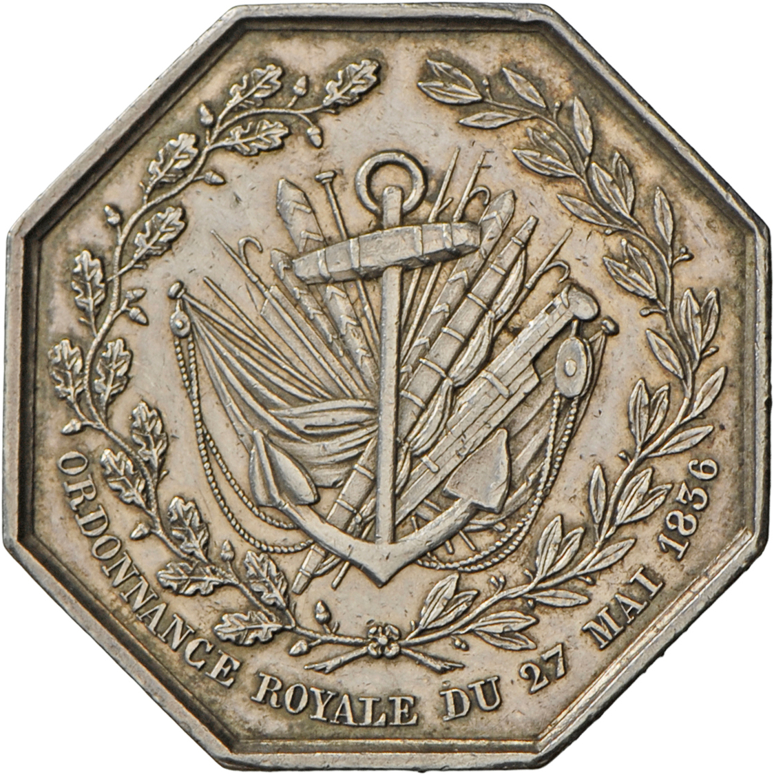 05686 Frankreich: Lot 8 Silber-Token/Medaillen; U. A. Token 1732 (Duvivier) / Otonale Silbermedaille 1818 (Barré) Allgem - Autres & Non Classés