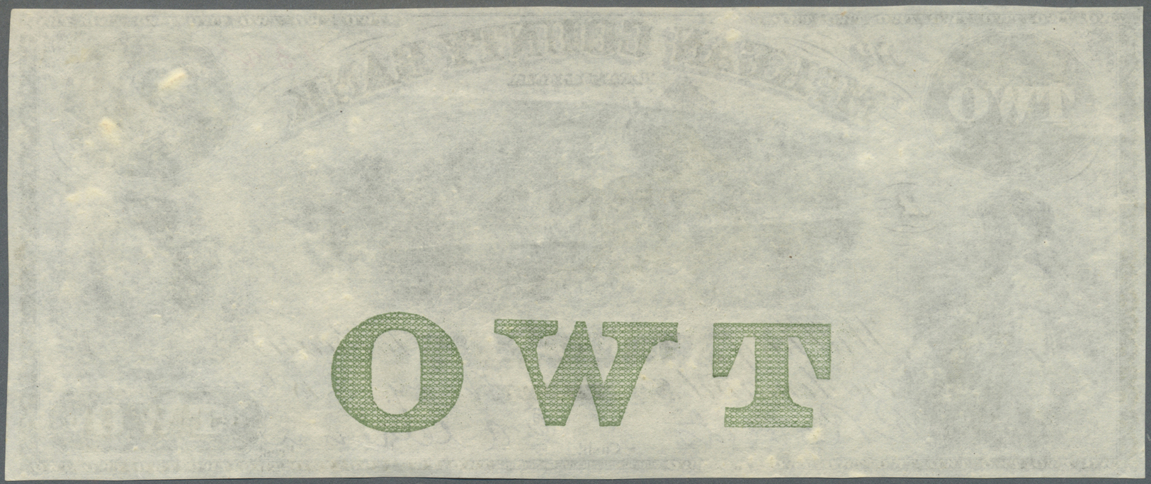 03433 United States Of America: Pennsylvania, The Mc Kean County Bank 2 Dollars 1861, P.NL, Soft Horizontal Bend At Cent - Autres & Non Classés