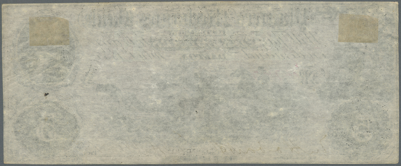 03440 United States Of America: Georgia, The Planters And Mechanics Bank 5 Dollars 1855, P.NL, Soft Vertical Bend At Cen - Autres & Non Classés