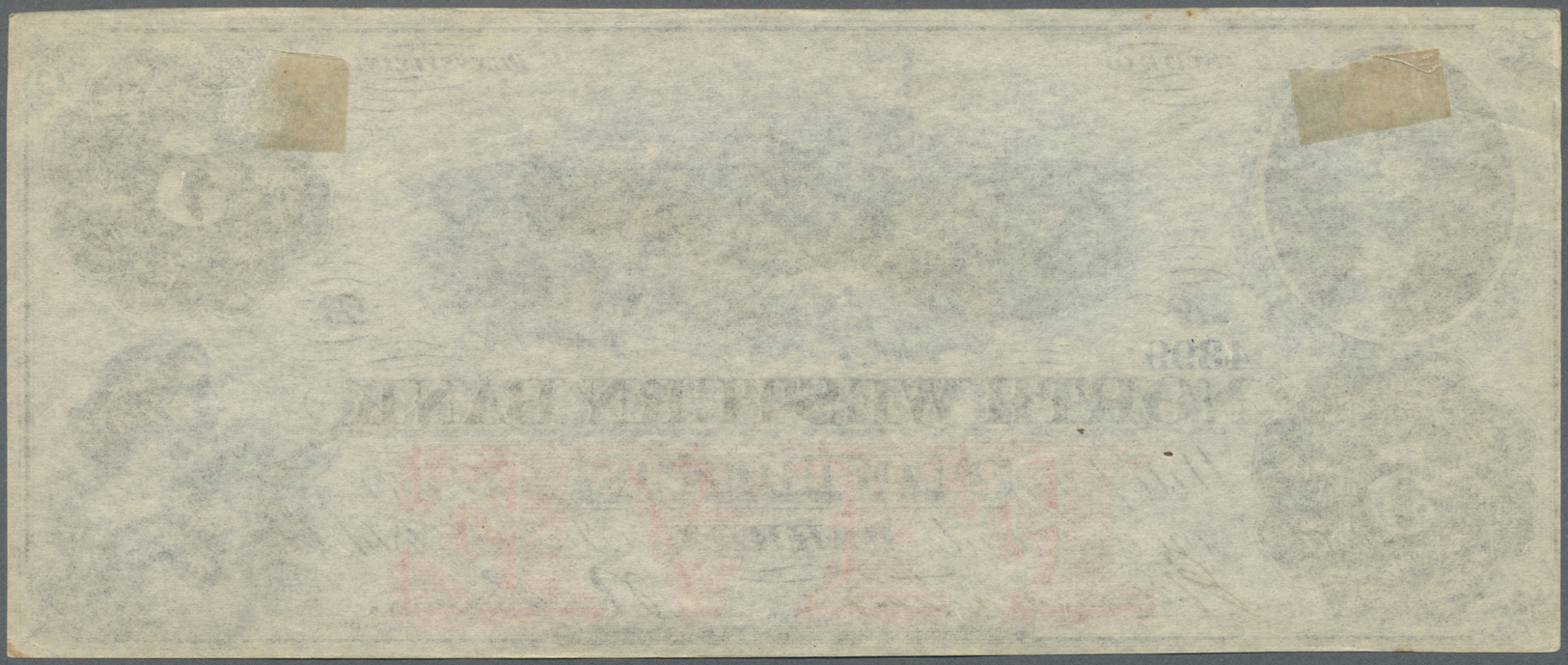 03443 United States Of America: Pennsylvania, The North Western Bank 5 Dollars July 18th 1861, P.NL, Some Minor Creases - Autres & Non Classés