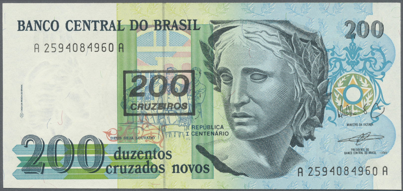 03625 Brazil / Brasilien: 1981/1993 (ca.), Ex Pick 201-133, Quantity Lot With 596 Banknotes In Good To Mixed Quality, So - Brésil