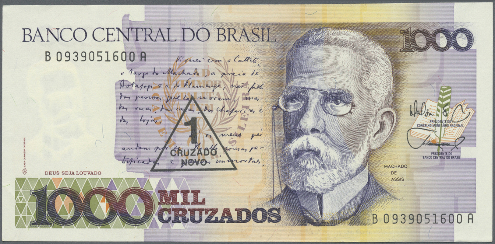 03625 Brazil / Brasilien: 1981/1993 (ca.), Ex Pick 201-133, Quantity Lot With 596 Banknotes In Good To Mixed Quality, So - Brésil