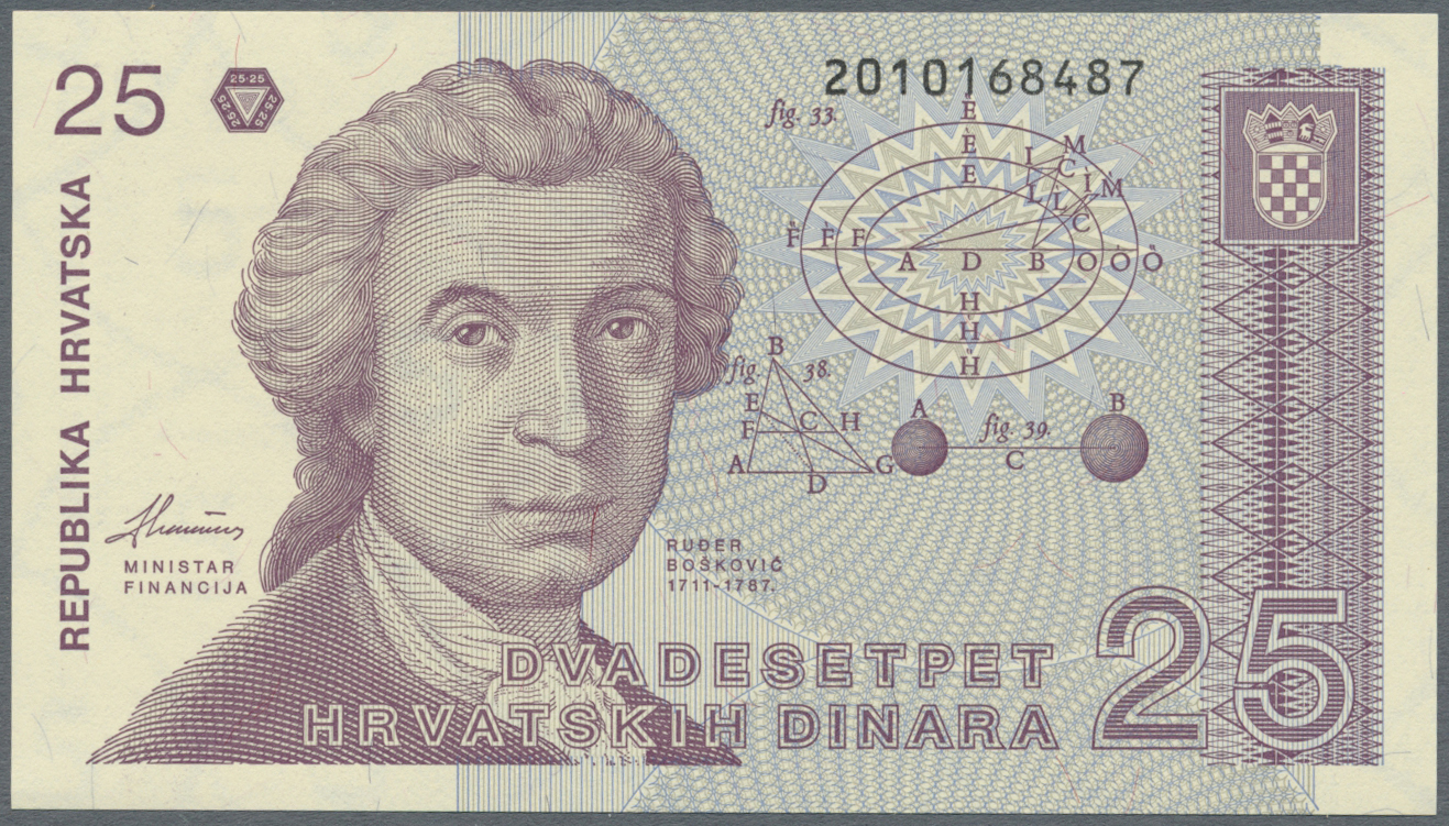 03643 Croatia / Kroatien: 1991/1993 (ca.), Ex Pick 16-26, Pick R 7-23 And Others, Quantity Lot With 1241 Banknotes In Go - Croatie