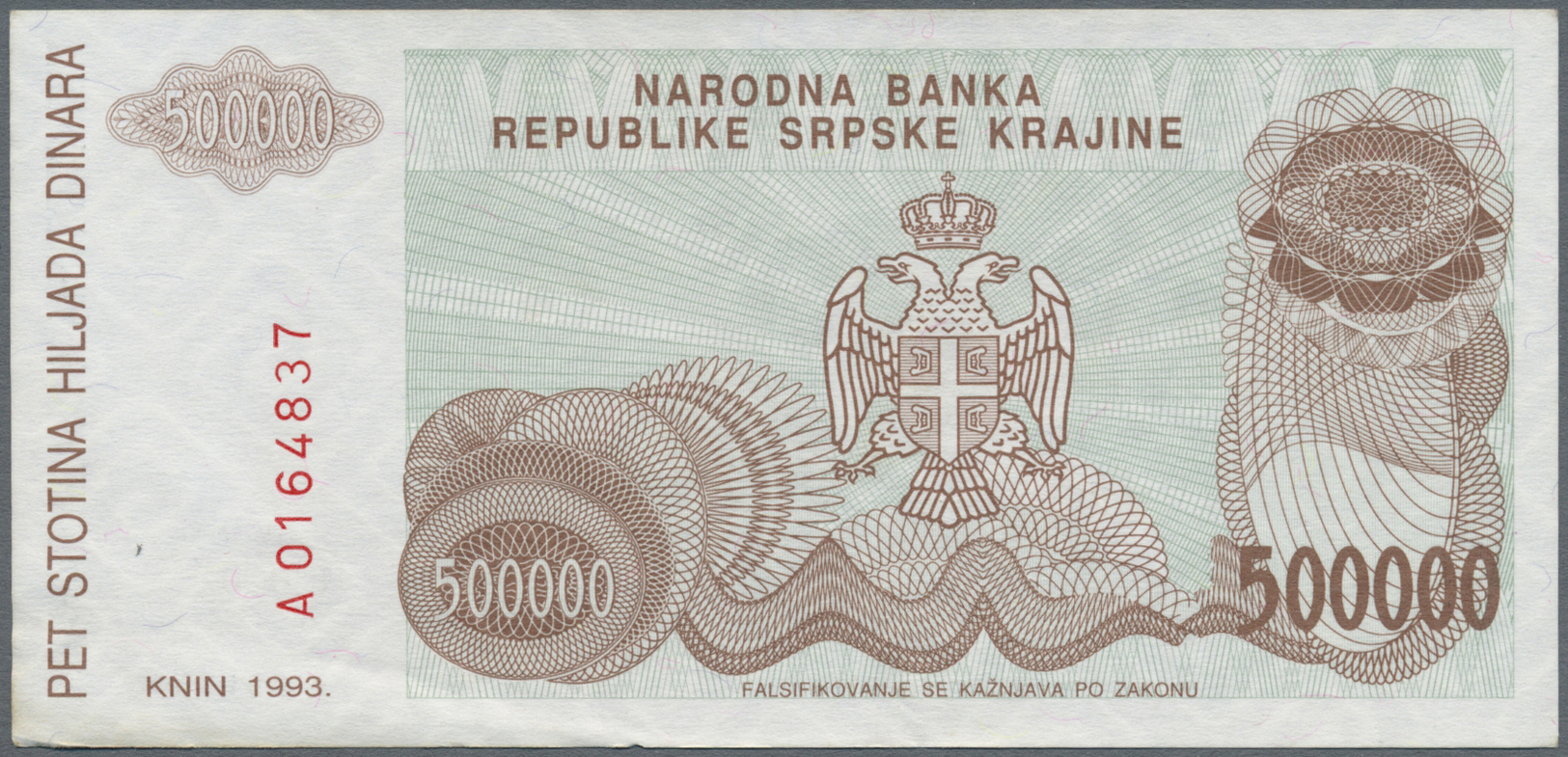 03643 Croatia / Kroatien: 1991/1993 (ca.), ex Pick 16-26, Pick R 7-23 and others, quantity lot with 1241 Banknotes in go