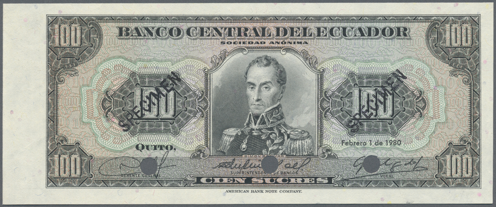 03649 Ecuador: 1953/1999 (ca.), Lot With 652 Banknotes, Some In Quantity, In Good To Mixed Quality, Sorted And Classifie - Equateur