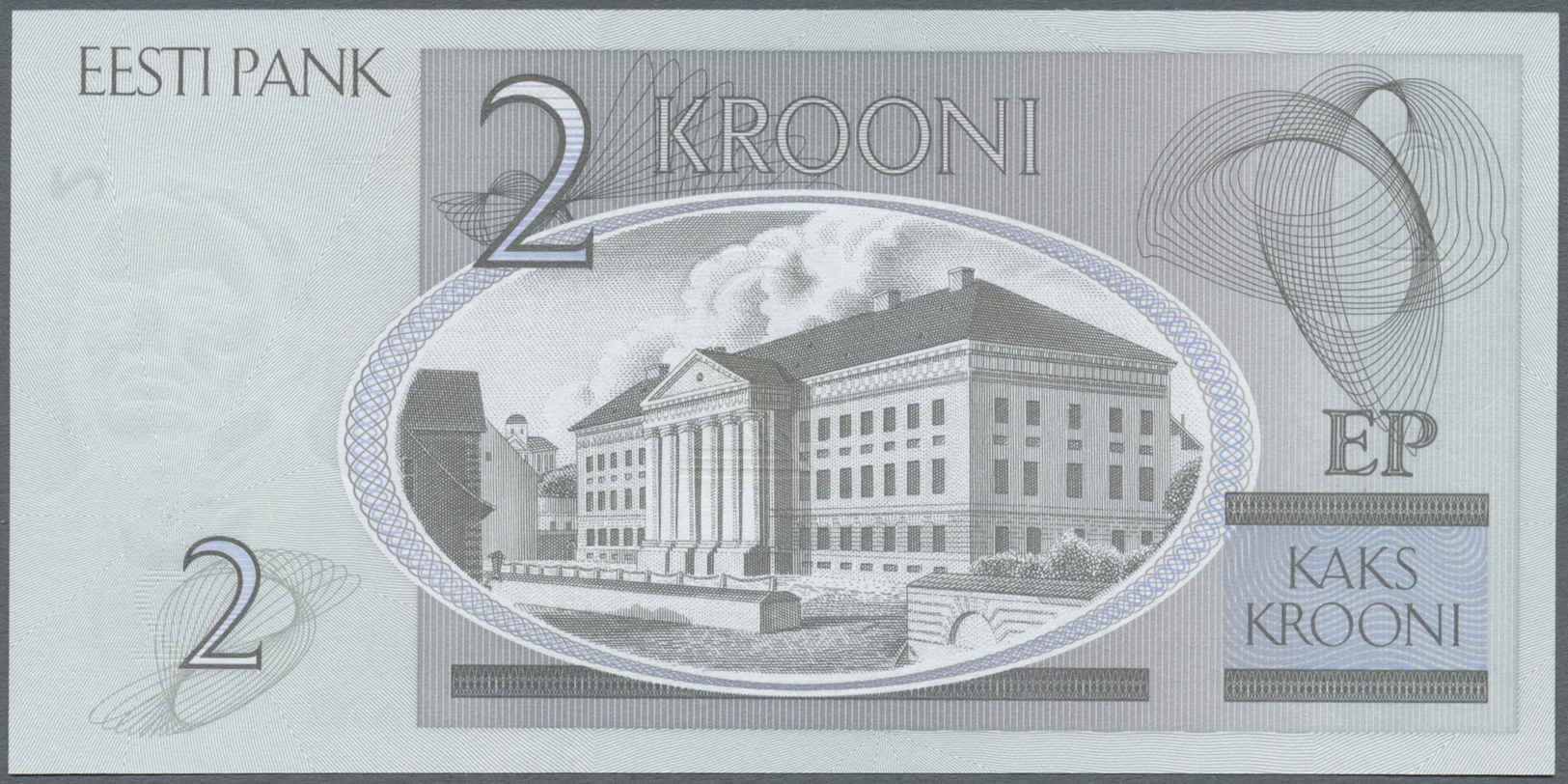 03652 Estonia / Estland: 2006/2007 (ca.), Ex Pick 85-85b, Quantity Lot With 163 Banknotes In Good To Mixed Quality, Sort - Estonie