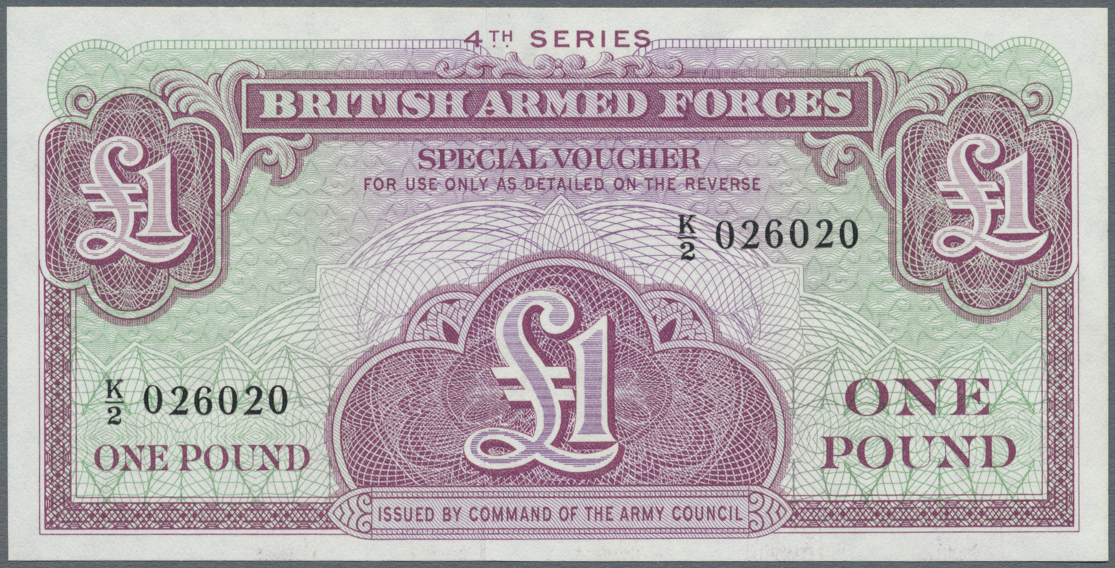 03661 Great Britain / Großbritannien: 1978 (ca.), "BRITISH ARMED FORCES", Ex Pick M 22-49, Quantity Lot With 712 Banknot - Autres & Non Classés