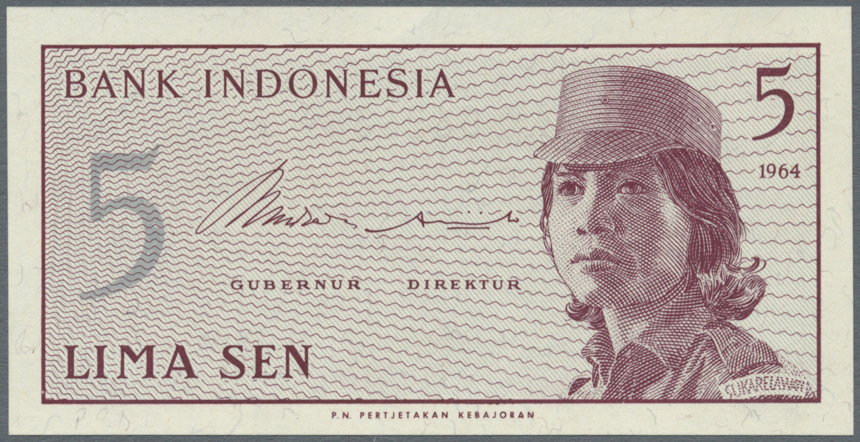 03676 Indonesia / Indonesien: 1954/2009 (ca.), Ex Pick 72-141, Quantity Lot With 1470 Banknotes In Good To Mixed Quality - Indonésie