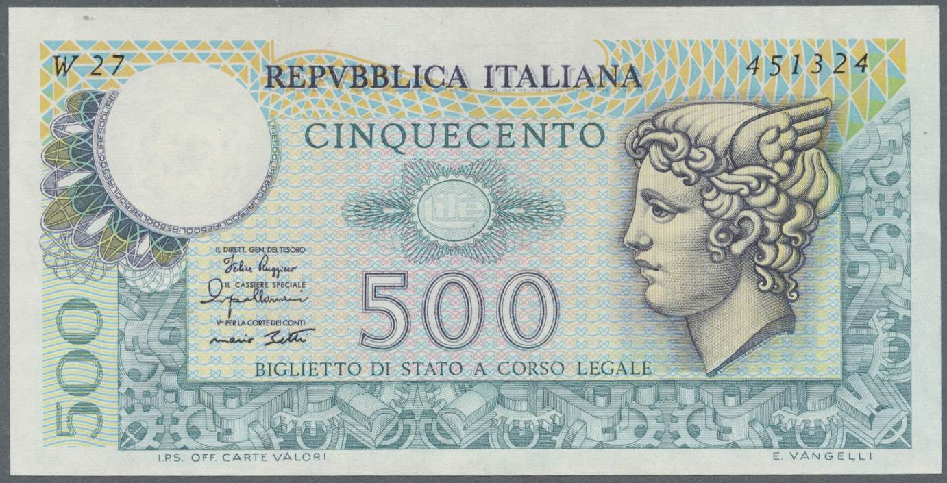 03682 Italy / Italien: Set of 12 notes, all REPLACEMENT notes, containing 1000 Lire 1948 letter "W" P. 88ar (VG), 100 Li