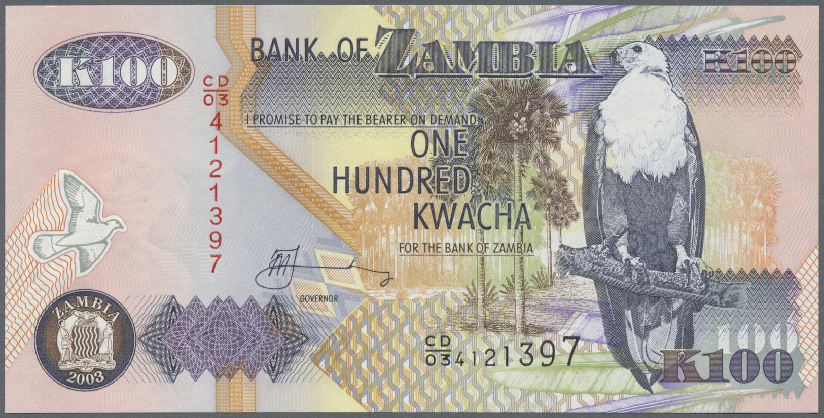 03764 Zambia / Sambia: 1986/1992 (ca.), Ex Pick 28-38, Quantity Lot With 330 Banknotes In Good To Mixed Quality, Sorted - Zambie
