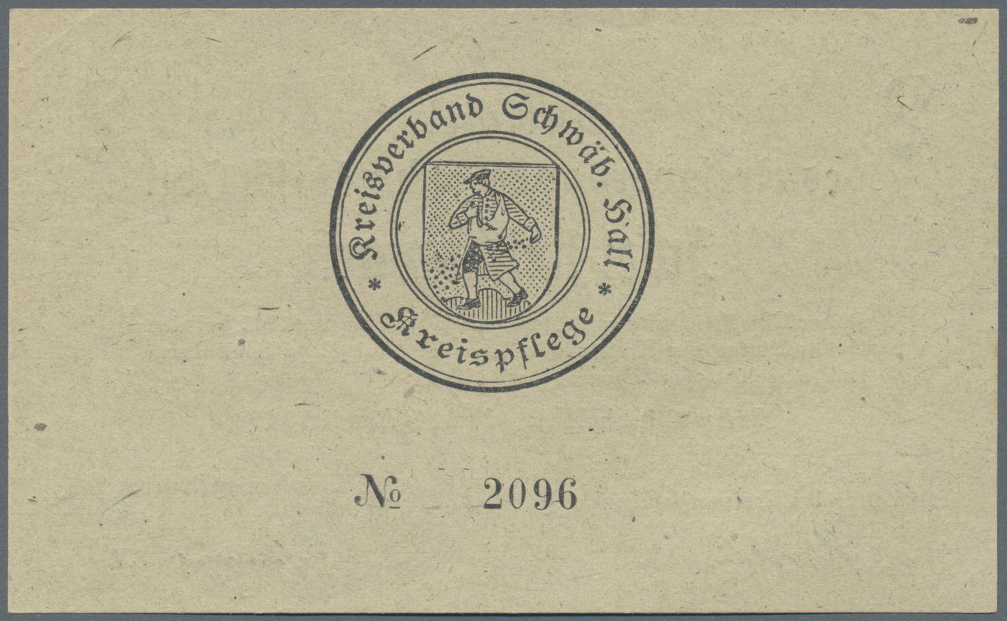 04020 Deutschland - Alliierte Miltärbehörde + Ausgaben 1945-1948: Schwäbisch Hall, 16. April 1945, Gutscheine des Kreisv