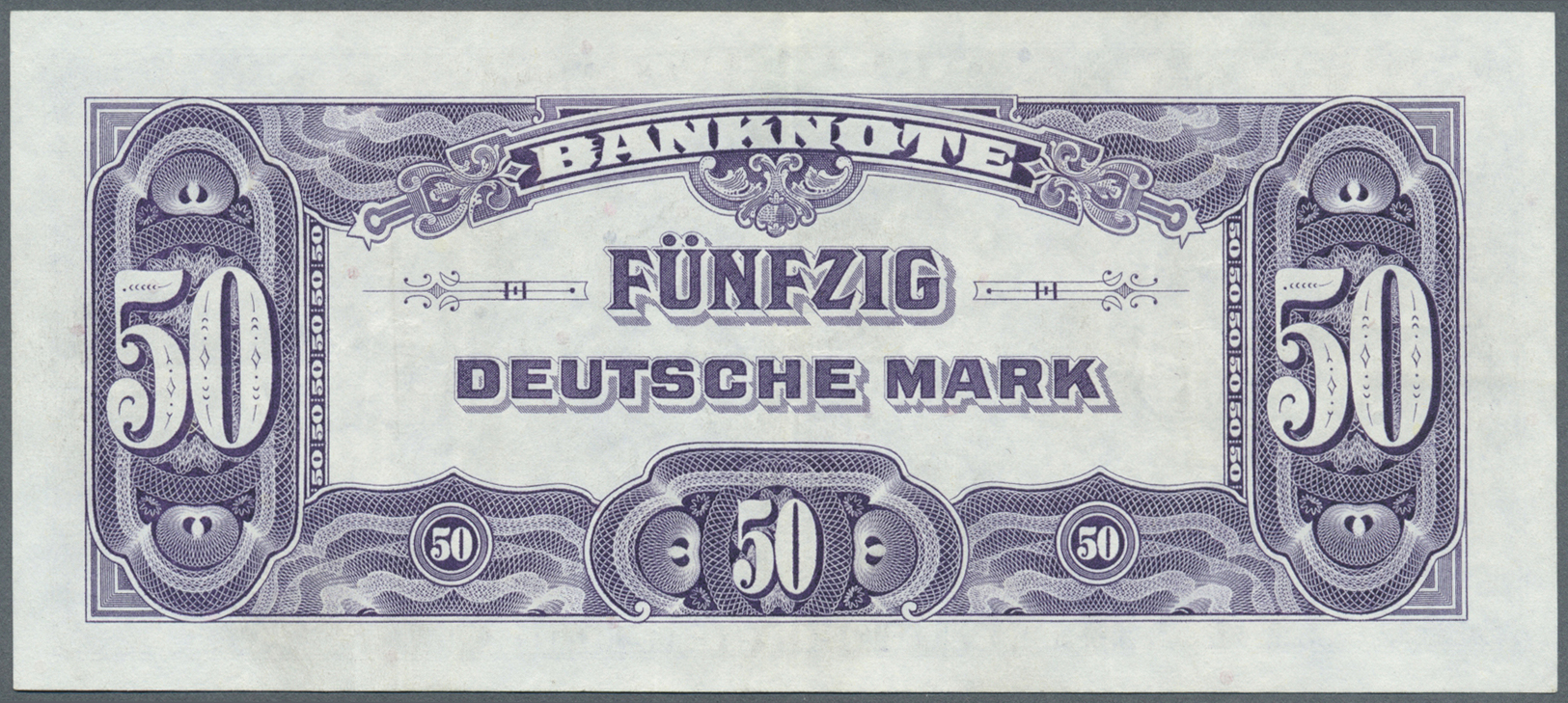 04028 Deutschland - Bank Deutscher Länder + Bundesrepublik Deutschland: 50 Deutsche Mark, Serie 1948, Ro.242 In Sehr Sch - Autres & Non Classés