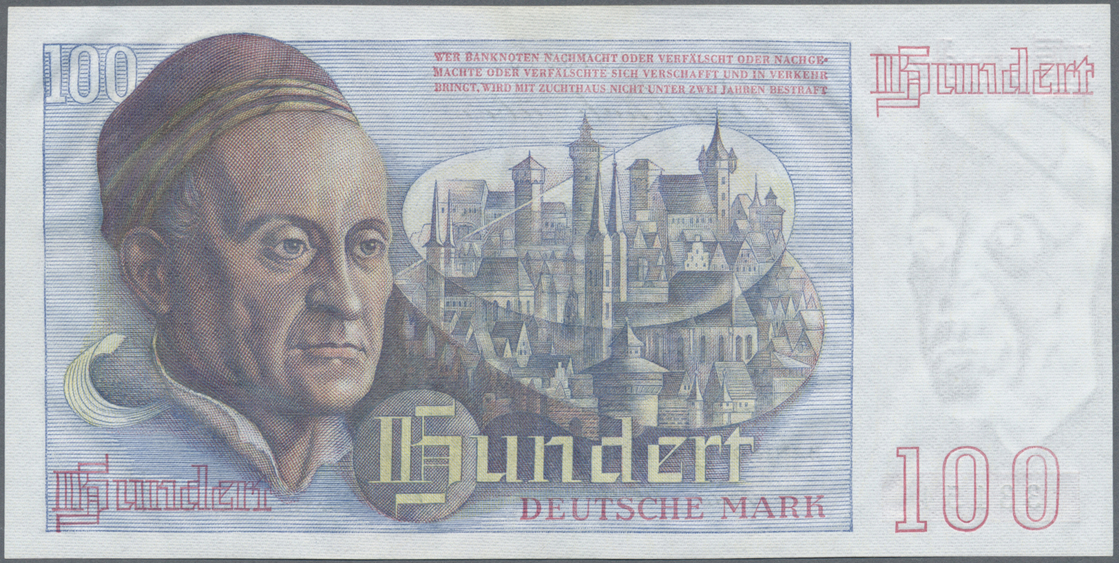 04032 Deutschland - Bank Deutscher Länder + Bundesrepublik Deutschland: 100 DM 1948 Franzosenschein, Ro.256 In Kassenfri - Sonstige & Ohne Zuordnung