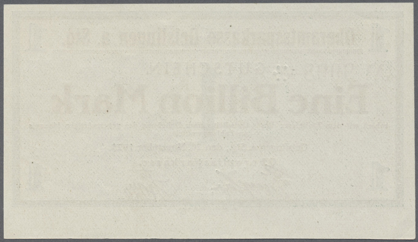 04289 Deutschland - Notgeld - Württemberg: Geislingen, Oberamtssparkasse, 1 Billion Mark, 20.10.1923, Druckfirma "C. MAU - [11] Emissions Locales