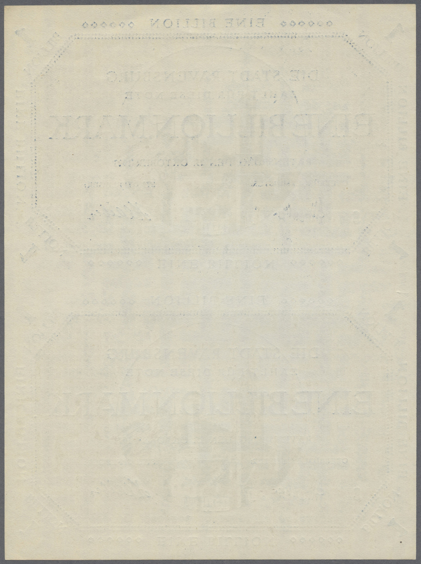 04585 Deutschland - Notgeld - Württemberg: Ravensburg, Stadt, 5, 10, 20, 50 Mio. Mark, 22.9.1923; 10, 20, 50, 100, 500 M - [11] Emissions Locales