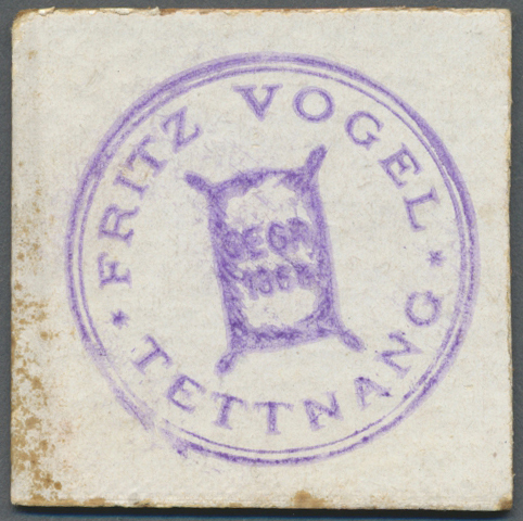 04602 Deutschland - Notgeld - Württemberg: Tettnang, Stadtgemeinde, 50 Pf., 1.12.1918, 7 Varianten Incl. Muster, Erh. I; - [11] Emissions Locales