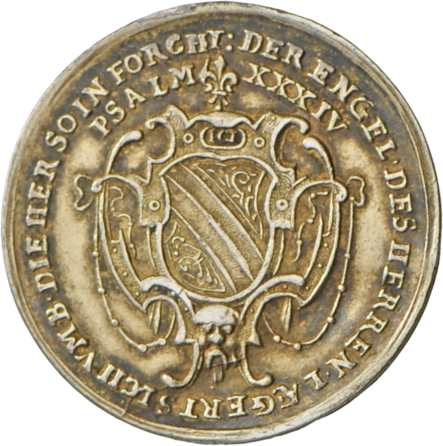 05088 Frankreich: Elsass, Strassburg: Stadt-Medaille 1628 (von J. G. Lutz Und F. Fechner), Av: Stadtansicht / R: Stadtsc - Autres & Non Classés