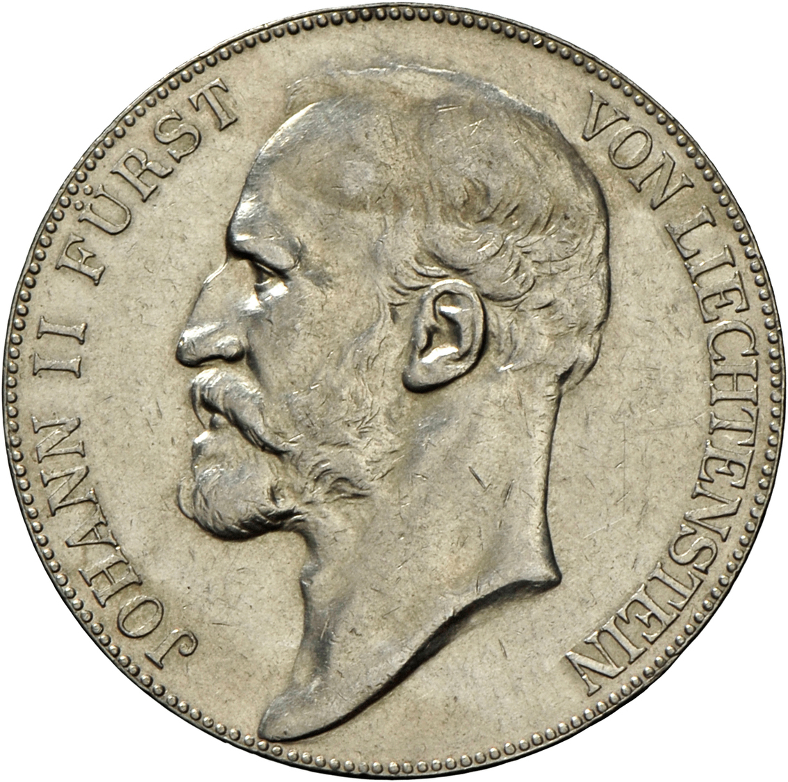 05140 Liechtenstein: Johann II (1858-1929): 5 Kronen 1910, Auflage 10.000 Stück, D.64, Sehr Schön - Vorzüglich. - Liechtenstein