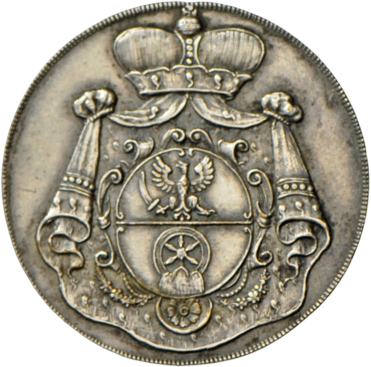 05202 Ungarn: Franz Rakoczy 1703-1717: Brakteatenförmige Marke O. J., Mantelwappen, Anfang 18. Jahrhundert, 22 Mm, 1,13 - Hongrie