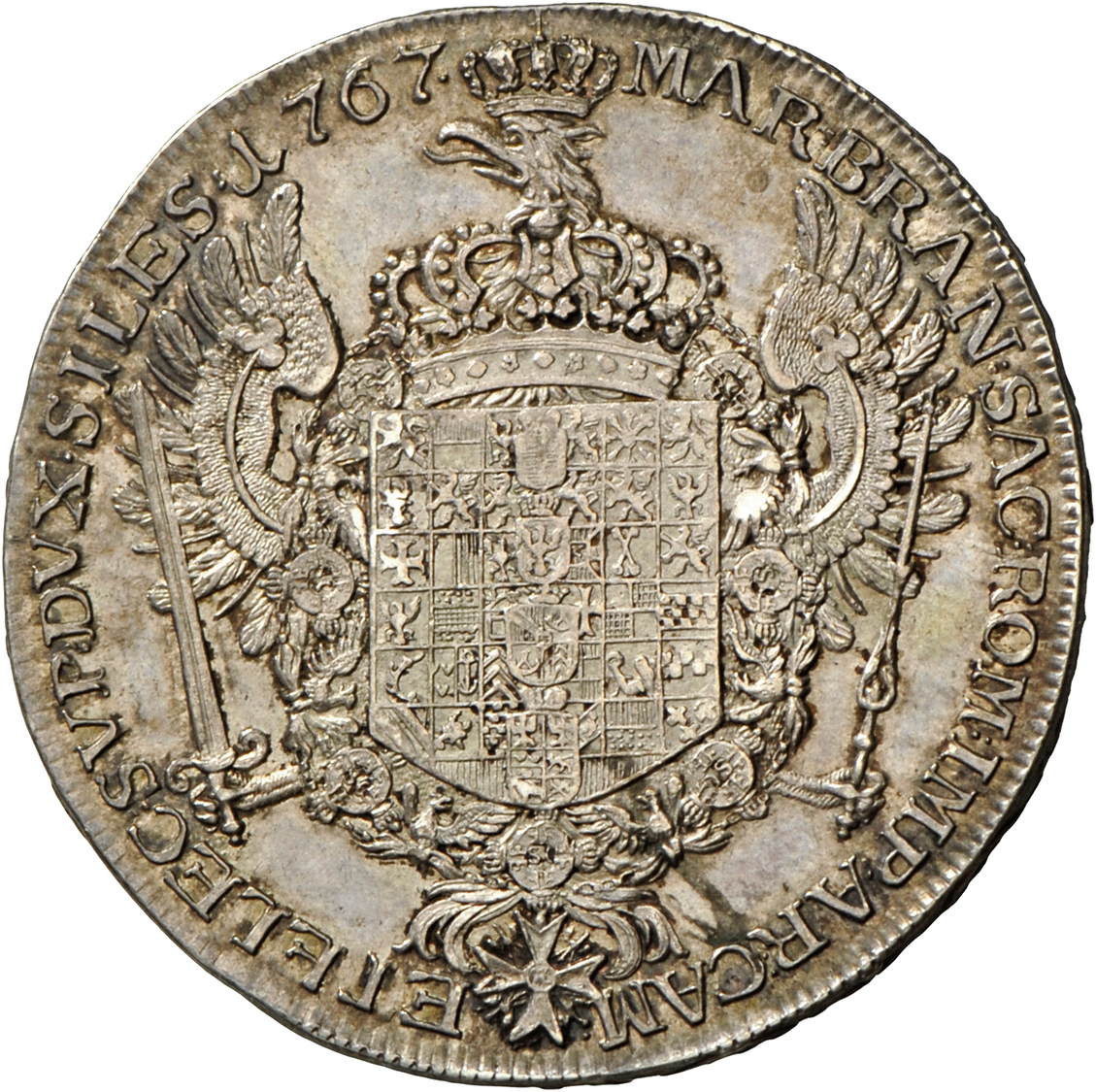 05226 Altdeutschland Und RDR Bis 1800: Brandenburg-Preußen, Friedrich II. 1740-1786: Levantetaler 1767; 27,9 G, Olding 3 - Autres & Non Classés
