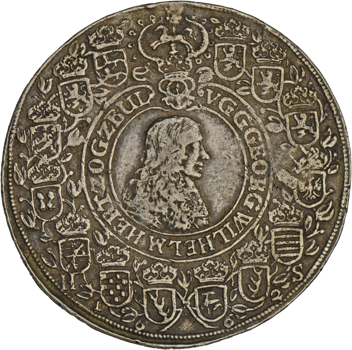 05235 Altdeutschland Und RDR Bis 1800: Braunschweig-Calenberg-Hannover, Georg Wilhelm 1648-1665: Löser Zu 1 1/4 Reichsta - Autres & Non Classés