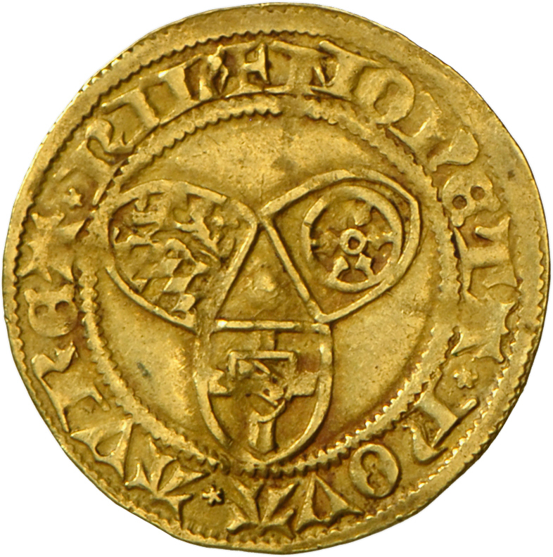 05255 Altdeutschland Und RDR Bis 1800: Köln Erzbistum, Dietrich II. Von Moers 1414-1463: Goldgulden O. J. (1426-1432); 3 - Autres & Non Classés