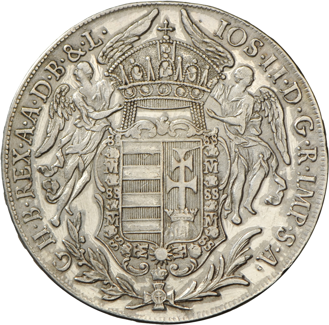05309 Haus Habsburg: Joseph II. (1765-1790): Konventionstaler 1782 B, Kremnitz; 27,95 G, Herinek 147, Davenport 1168, Fa - Autres – Europe