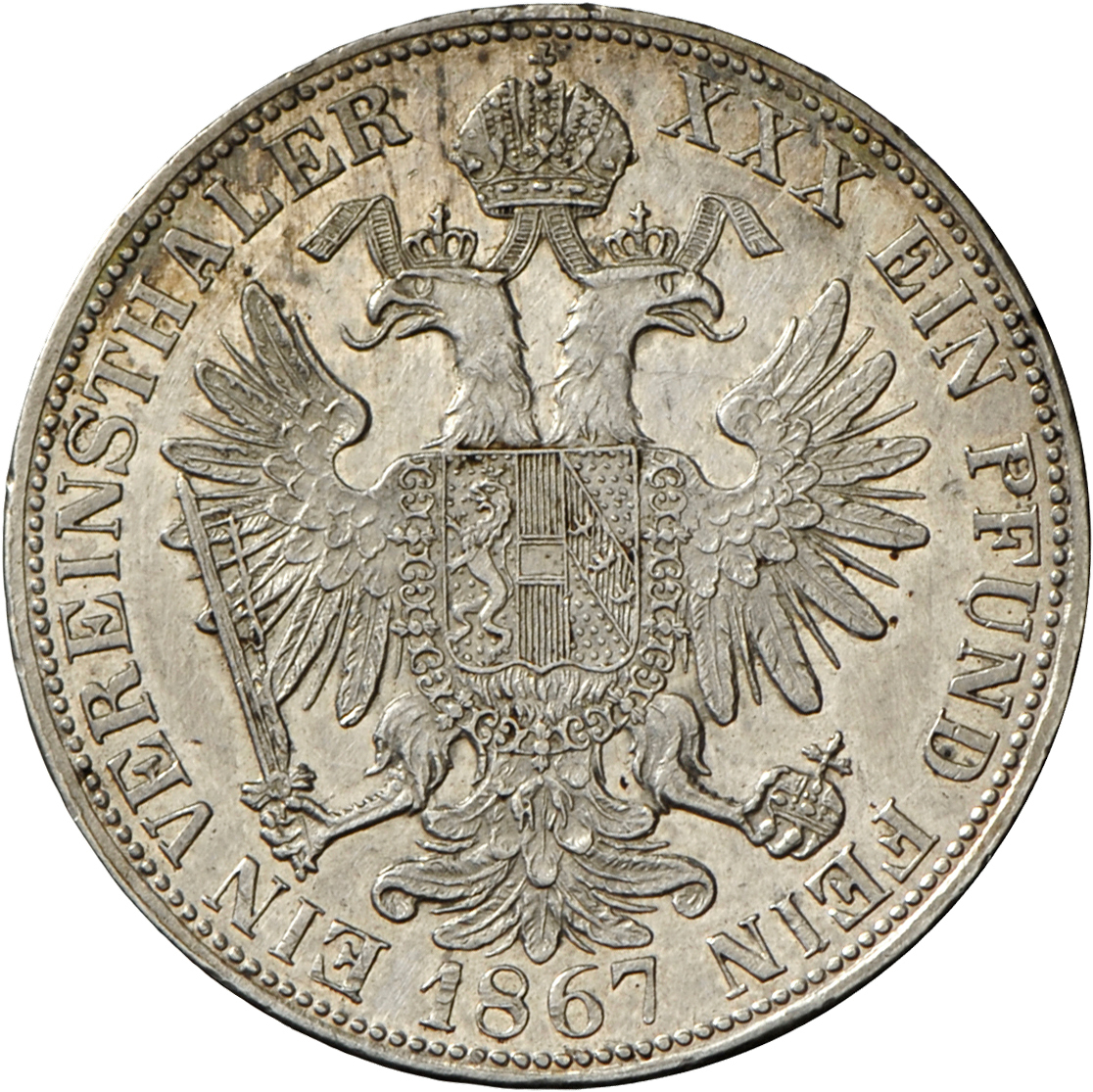 05315 Haus Habsburg: Franz Joseph I. 1848-1916: Lot 2 Stück; Vereinstaler 1858 A, Wien Und 1867 B, Kremnitz, Frühwald 13 - Autres – Europe