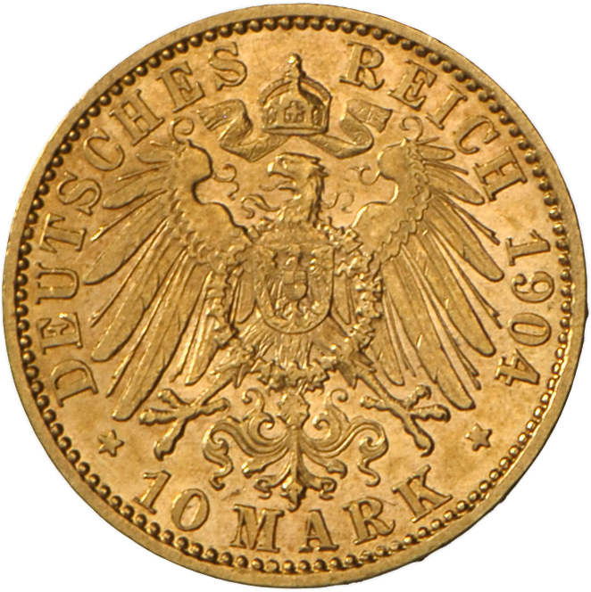 05393 Preußen: Wilhelm II. (1888-1918), 10 Mark 1904 A, J 251, Sehr Schön - Pièces De Monnaie D'or