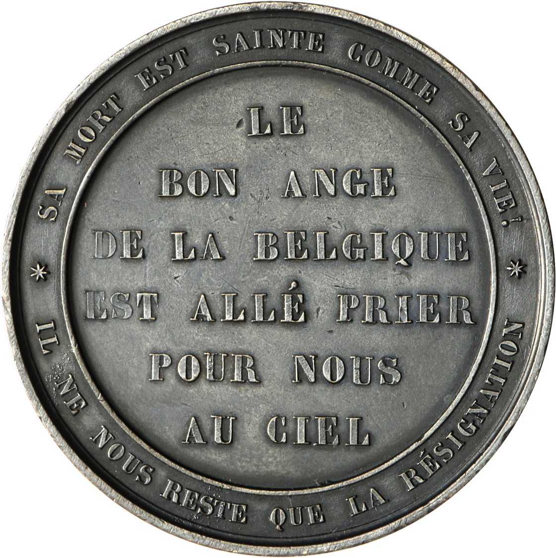 05440 Medaillen Alle Welt: Belgien: Bronzemedaille 1850, Von Jouvenel, Auf Den Tod Der Königin Louise Marie D´Orléans, 5 - Non Classés