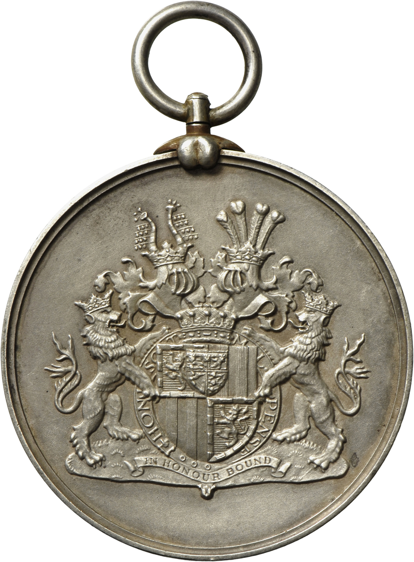 05441 Medaillen Alle Welt: Burma: Silbermedaille O. J., Verliehen Von Earl Mountbatten Of Burma, Generalgouverneur Von I - Non Classés