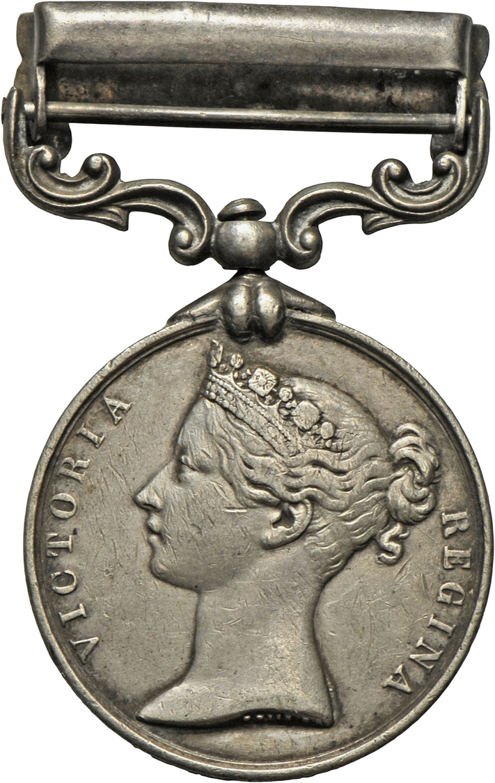 05458 Medaillen Alle Welt: Indien-Victoria 1837-1901: India General Service Silbermedaille; 1 Clasp: Waziristan 1894-5; - Non Classés