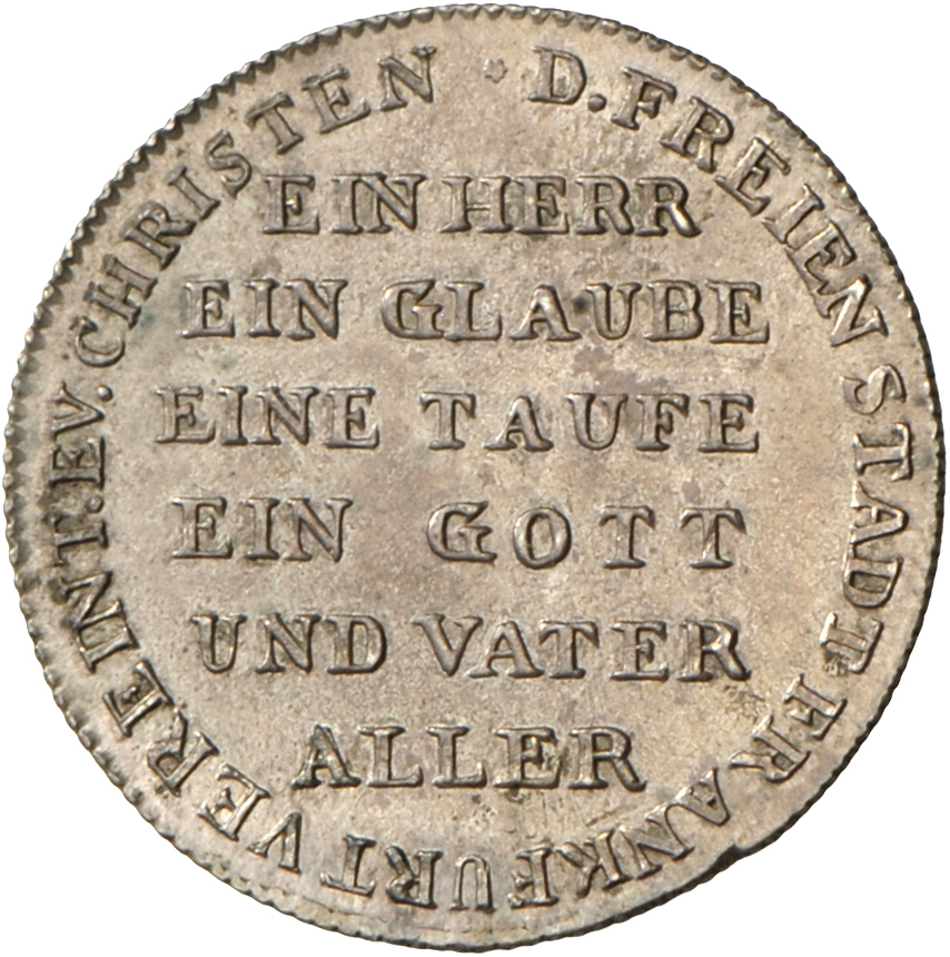 05494 Medaillen Deutschland: Reformation: Lot 7 Silbermedaillen 1817, auf das 300jährige Jubiläum der Reformation, 1 x 3