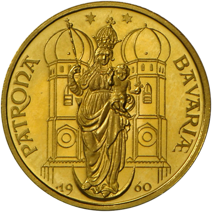 05505 Medaillen Deutschland - Geographisch: Lot 2 Goldmedaillen; Braunschweig O. J., Gold 986, 4 G / Bayern 1960, Gold 9 - Autres & Non Classés