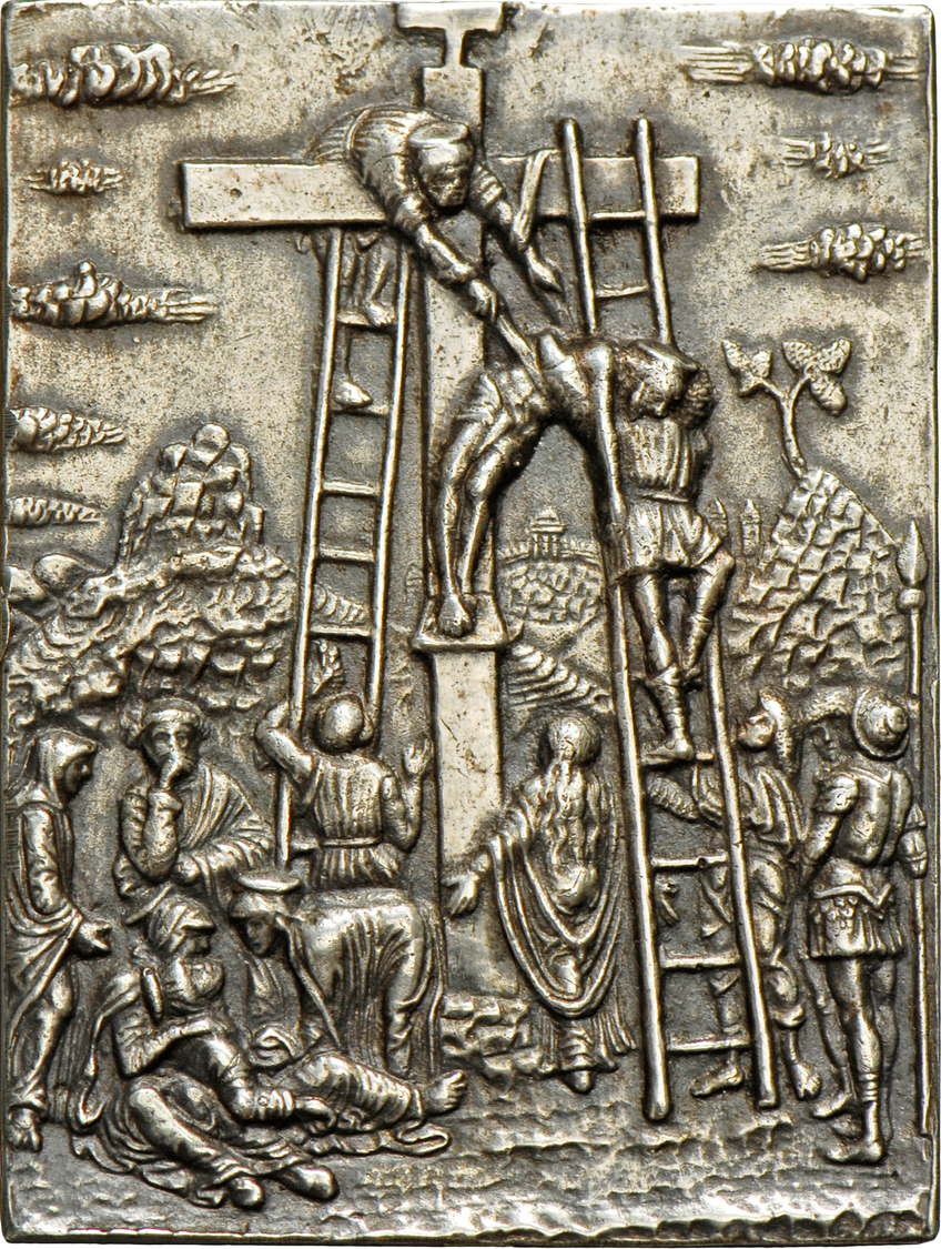 05515 Medaillen - Religion: Norditalien, Ende 15./Anfang 16. Jahrhundert, Paduanische Schule, Im Stile Des Mantegna: Sil - Non Classés