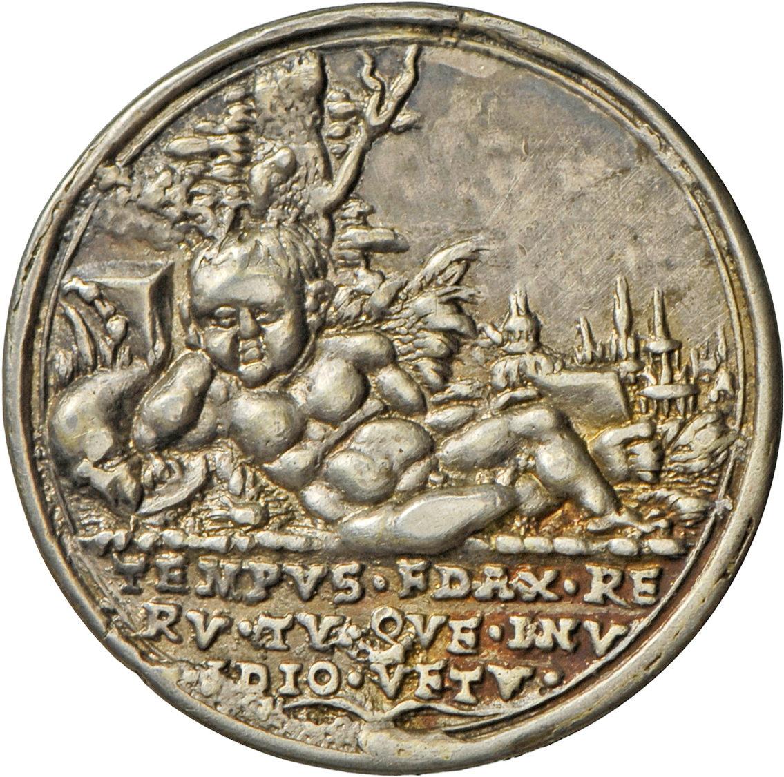 05518 Medaillen - Religion: Böhmen-Joachimsthal: Silbergussmedaille O. J. (ca. 1533-1546) Von Wolf Milic; Auf Die Vergän - Non Classés