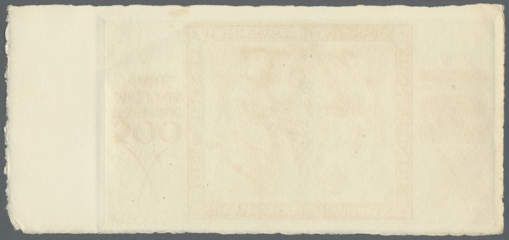 05789 Weimarer Republik: Staatliche Porzellanmanufaktur Meissen: 50 Millionen Mark 15.08.1923 Nr. 890, 100 Millionen Mar - Autres & Non Classés