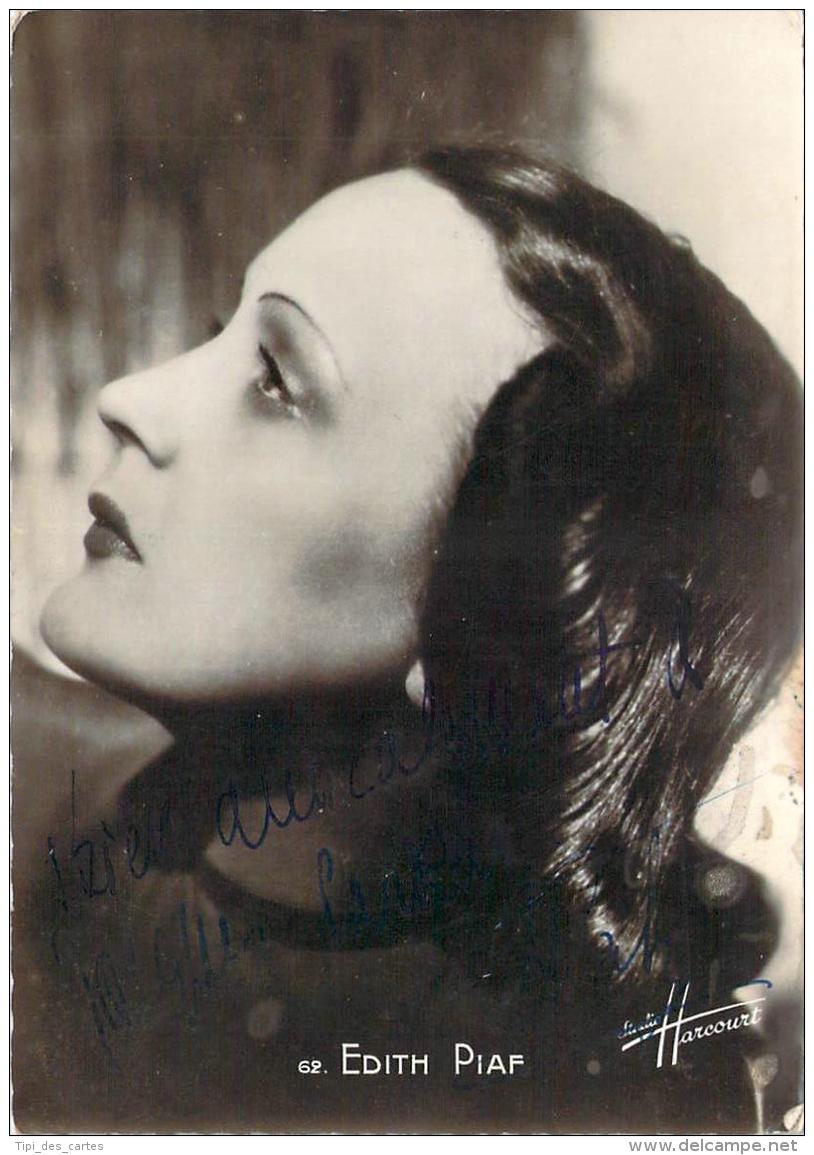 Autographe - Edith Piaf, Photo Studio Harcourt - Autres & Non Classés