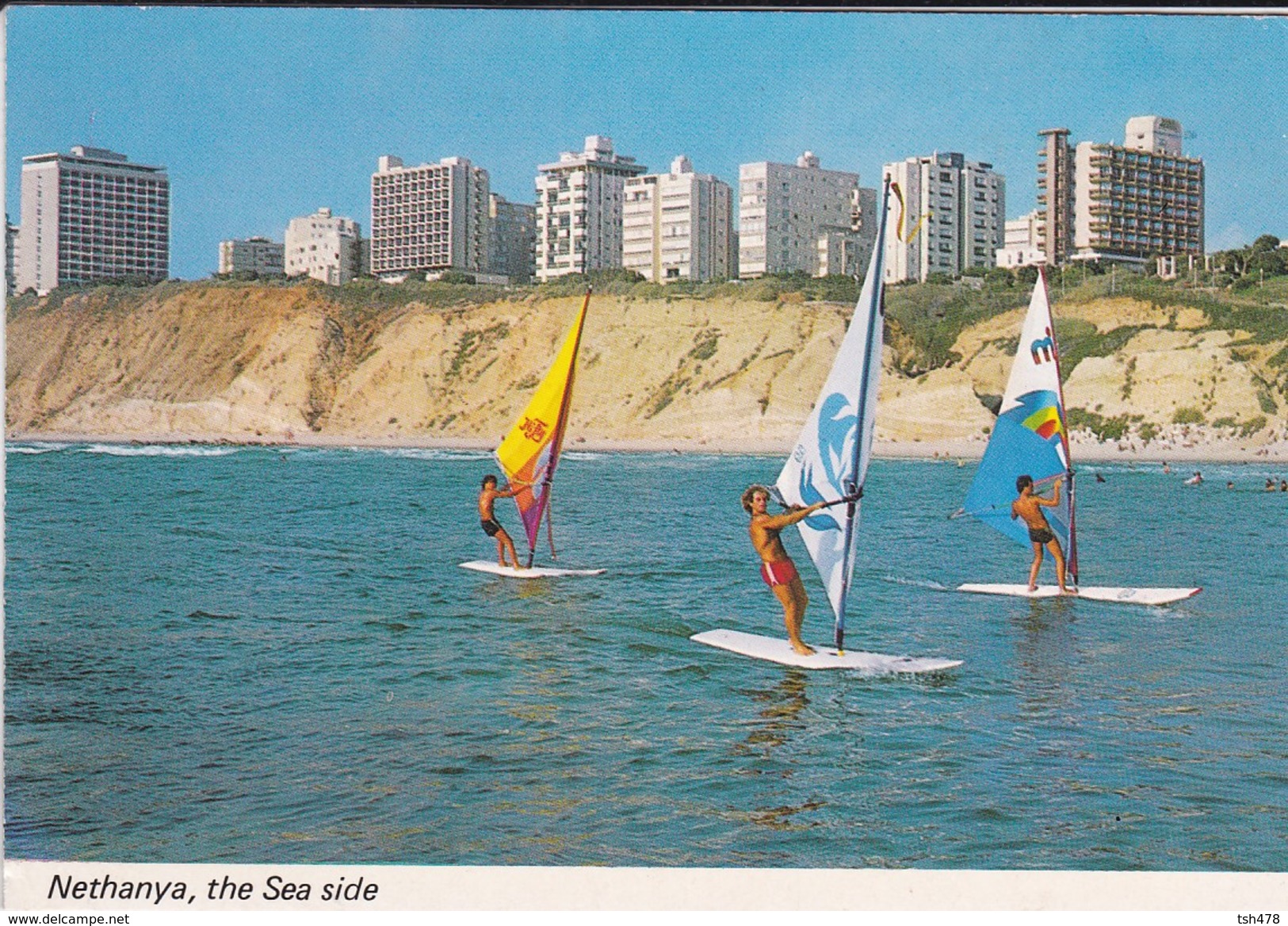 ISRAEL---NETHANYA---the Sea Side--voir  2 Scans - Israel