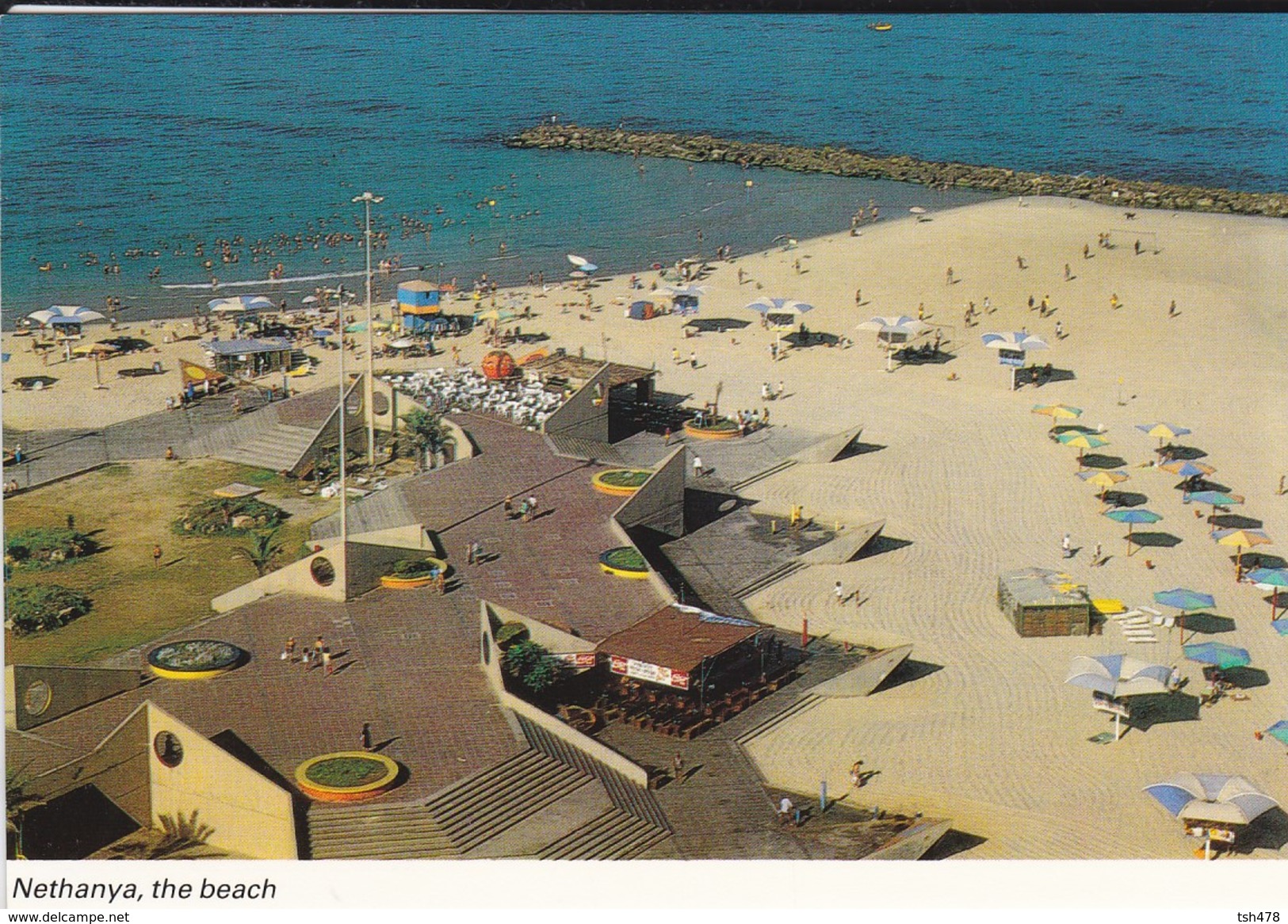 ISRAEL----NETHANYA--the Beach--voir  2 Scans - Israel