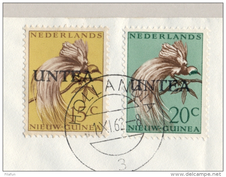 NNG / UNTEA - 1962 - 8 Zegels Op Cover With Cancel Hollandia/3 1-11-1962 - Zonder Adres / Not Sent - Niederländisch-Neuguinea