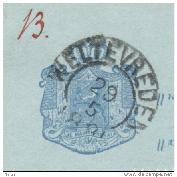 Nederlands Indië - 1891 - 5 Cent Briefkaart Met KR MEESTER CORNELIS, PADANG, WELTEVREDEN Naar KR PADANG SIDEMPOEAN - Indes Néerlandaises