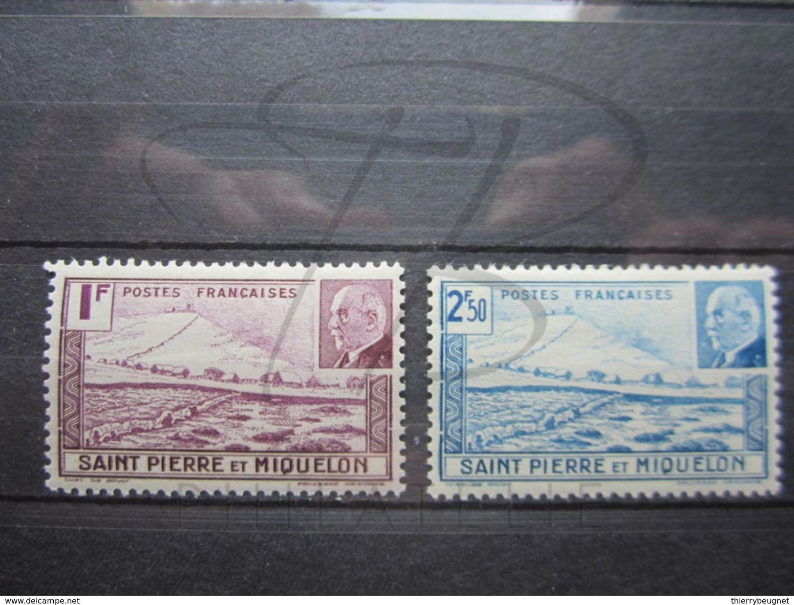 VEND BEAUX TIMBRES DE SAINT-PIERRE ET MIQUELON N° 210 + 211 , X !!! - Neufs