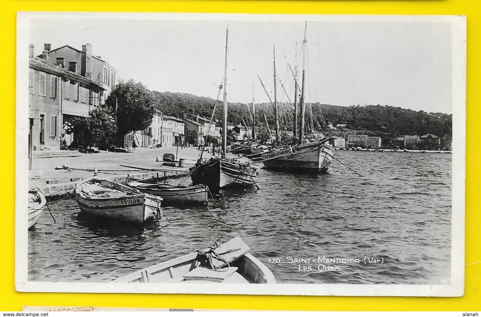 SAINT MANDRIER Rare Les Quais (Bouvet-Sourd) Var (83) - Saint-Mandrier-sur-Mer