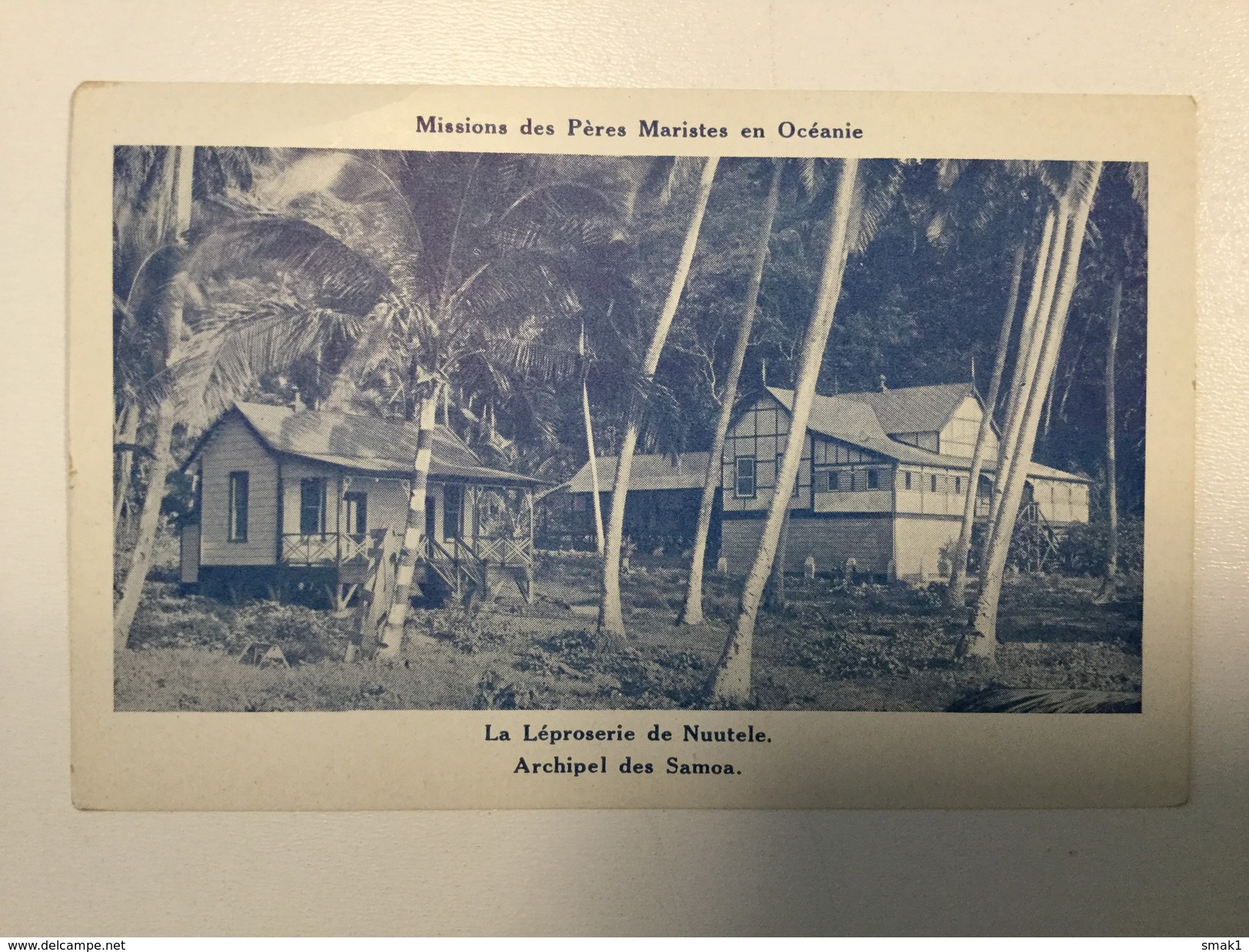 AK   MISSIONS DES PERES  MARISTES EN OCEANIE  LA LEPROSERIE DE NUUTELE    ARCHIPEL DES SAMOA - Samoa