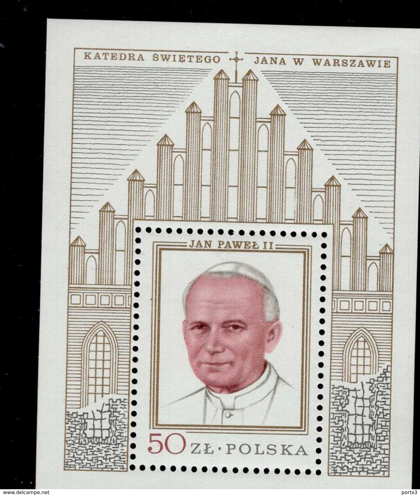 Polen Block 76 Papst Johannes Paul II ** Postfrisch MNH Neuf - Blocks & Sheetlets & Panes