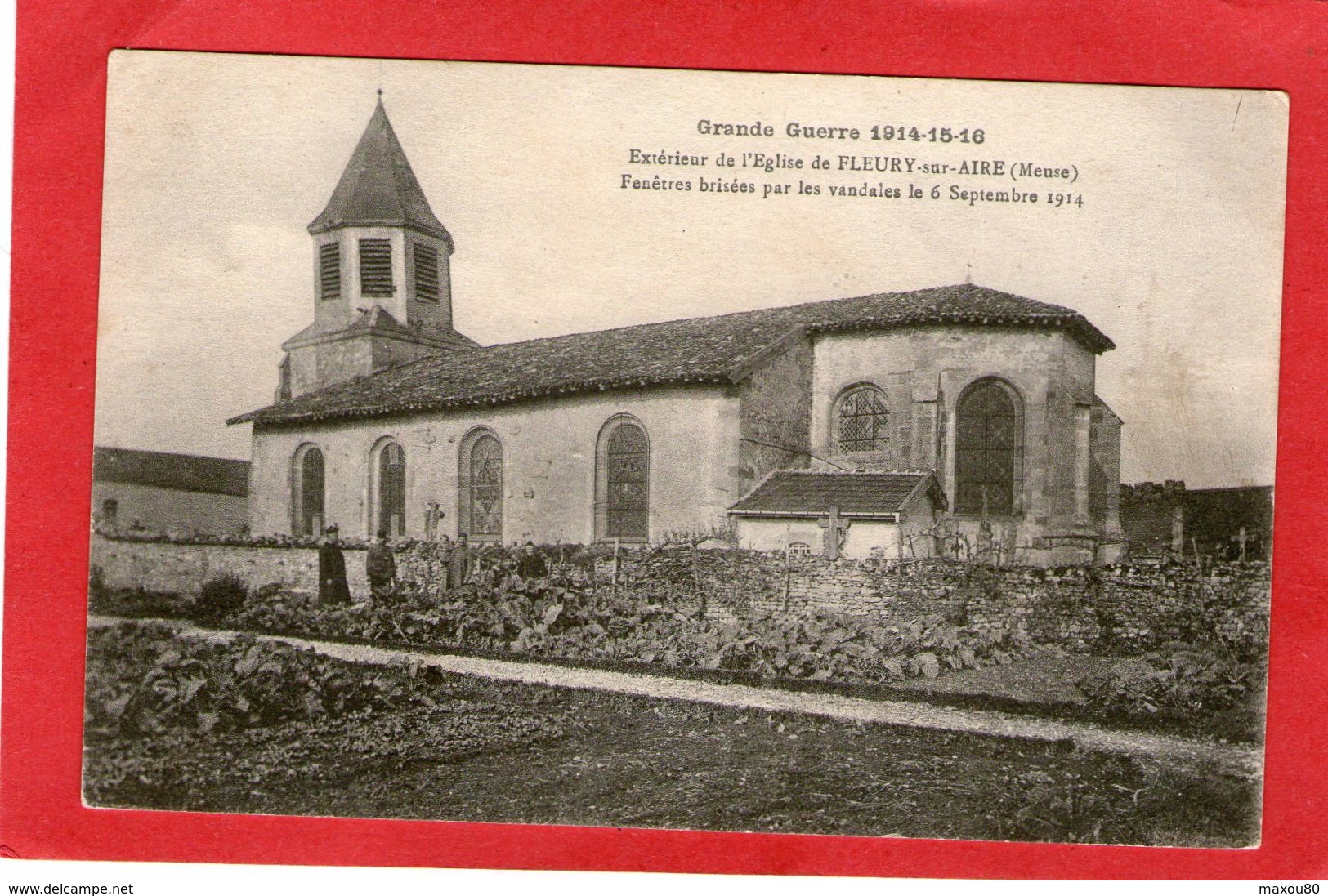 FLEURY-sur-AIRE - Eglise - 1916 - - Other & Unclassified