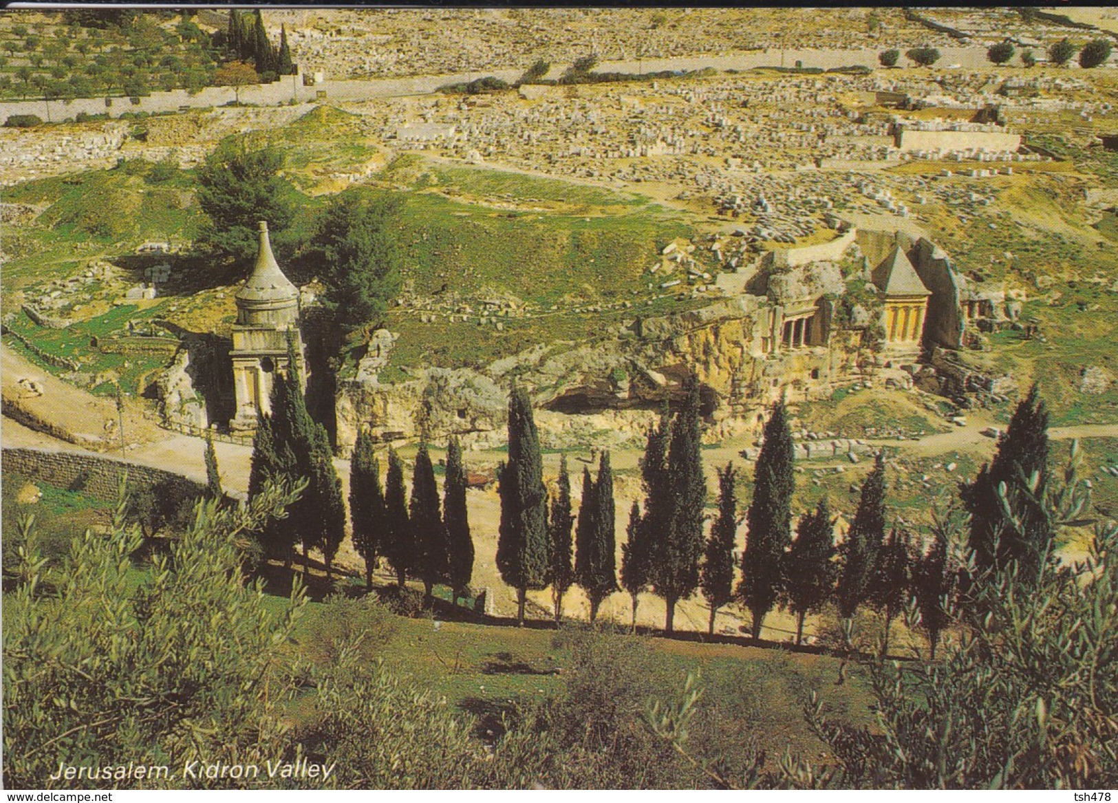 ISRAEL----JERUSALEM---kidron Valley--voir  2 Scans - Israel