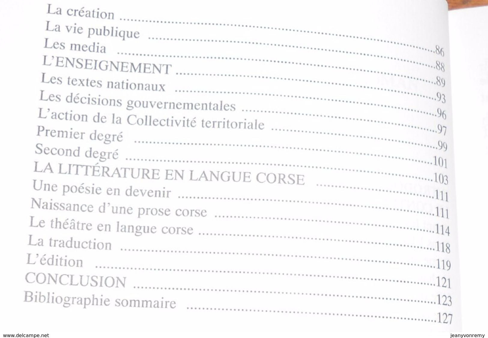 Corse. Histoire De La Langue Corse. Jean-Marie Arrighi. 2002 - Corse