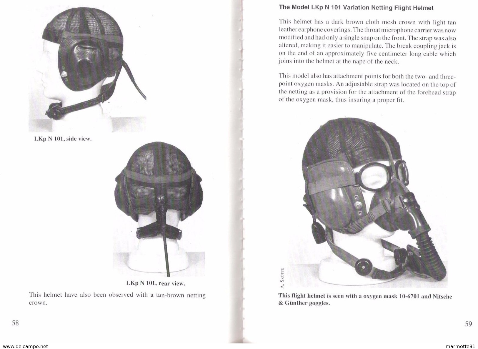 GERMAN LUFTWAFFE FLIGHT HEADGEAR WWII HELMET PILOTE AVIATION VOL SERRE TETE MASQUE OXYGENE CASQUE PARA GUIDE COLLECTION - 1939-45